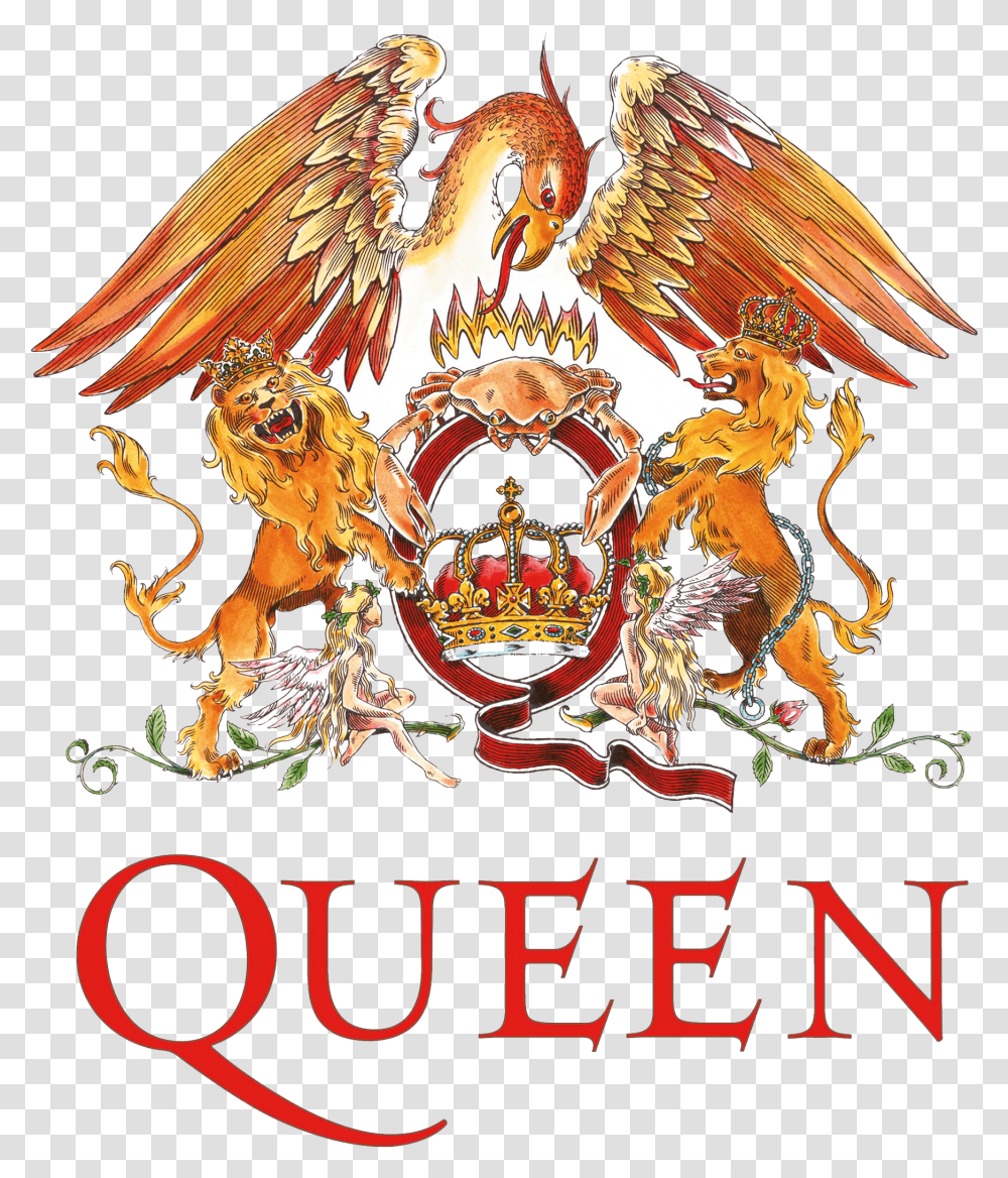 Queen Logo Queen Band Logo, Art, Graphics, Book, Crowd Transparent Png