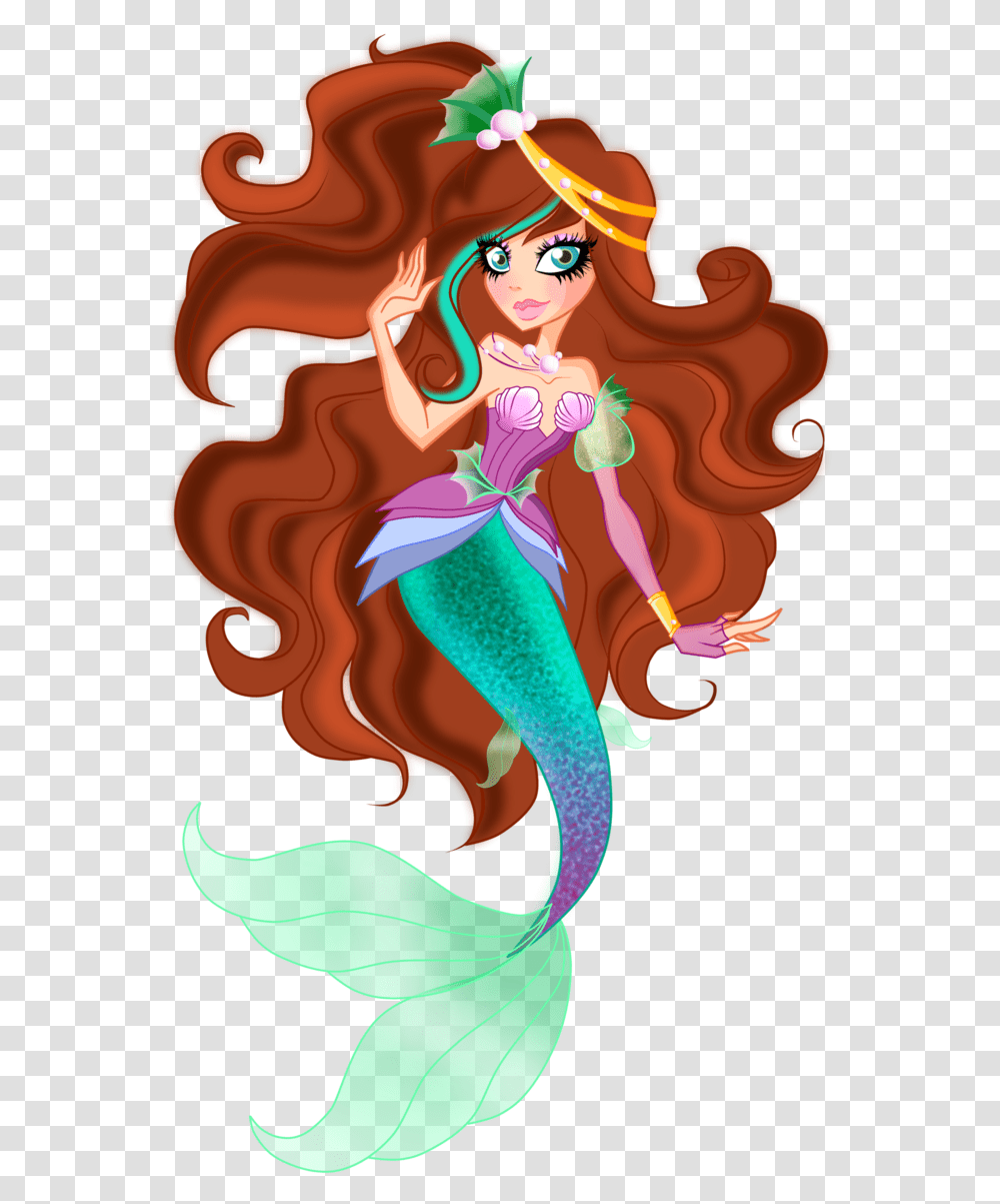 Queen Mermaid, Doll, Toy Transparent Png