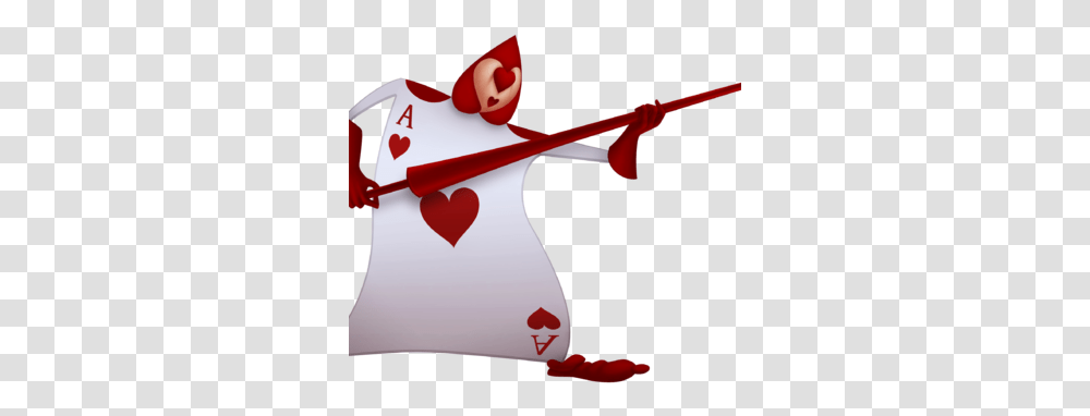 Queen Of Alice In Wonderland Cards, Pillow, Cushion, Bow, Arrow Transparent Png