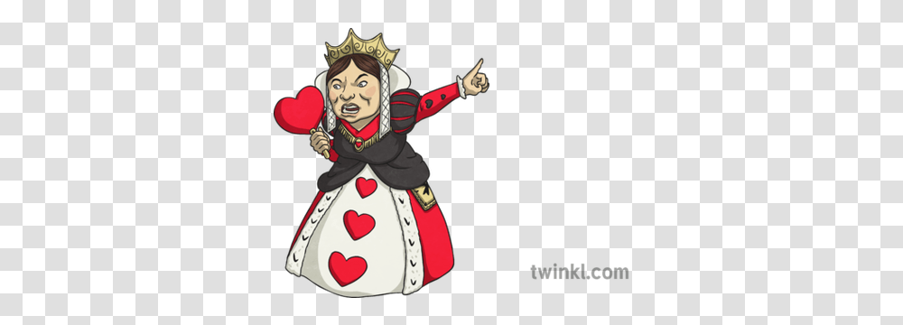 Queen Of Hearts 2 Illustration Twinkl Happy, Person, Human, Performer, Pirate Transparent Png