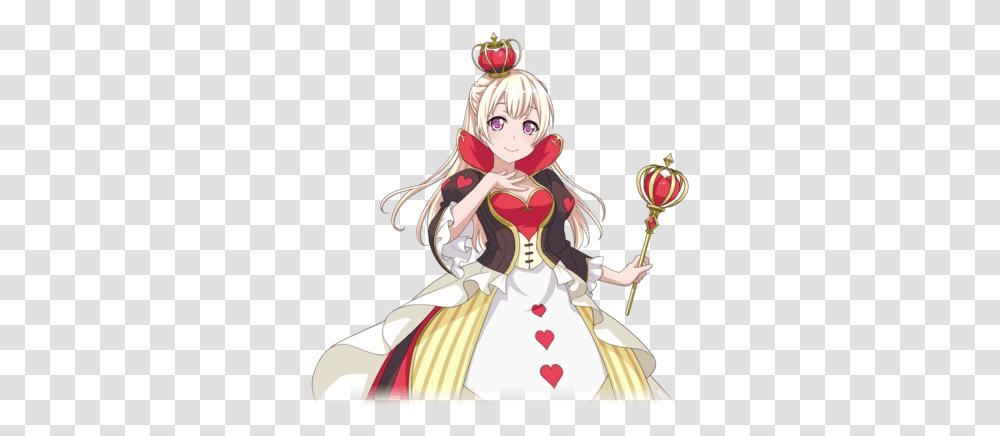 Queen Of Hearts Anime Queen Of Hearts, Comics, Book, Manga, Person Transparent Png