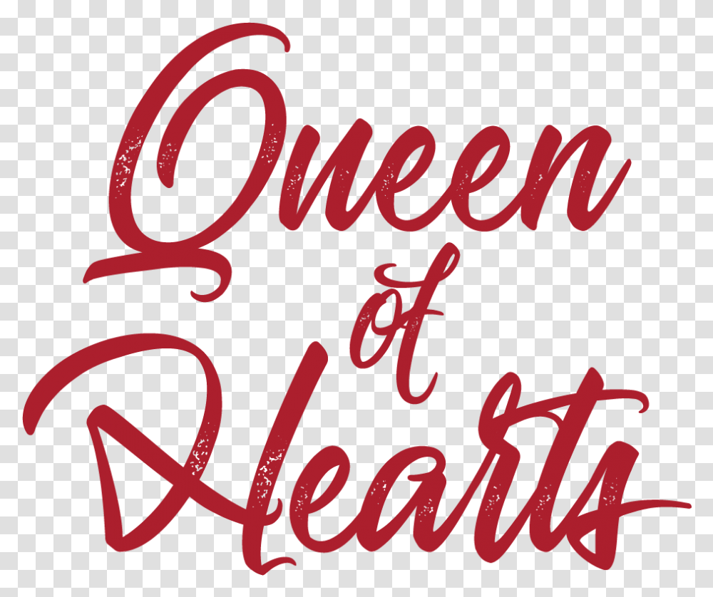 Queen Of Hearts Card Queen Of Hearts Card Background, Text, Calligraphy, Handwriting, Alphabet Transparent Png