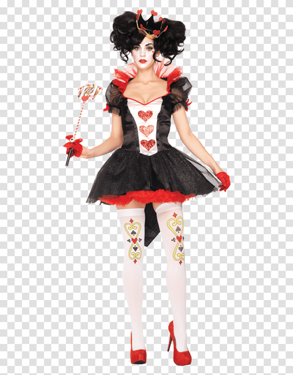 Queen Of Hearts Costumes & Fancy Dress Fancydresscom Royal Queen Of Hearts Costume, Person, Human, Toy, Doll Transparent Png