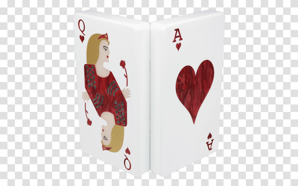 Queen Of Hearts Playing Card, Book, Person, Human, Text Transparent Png