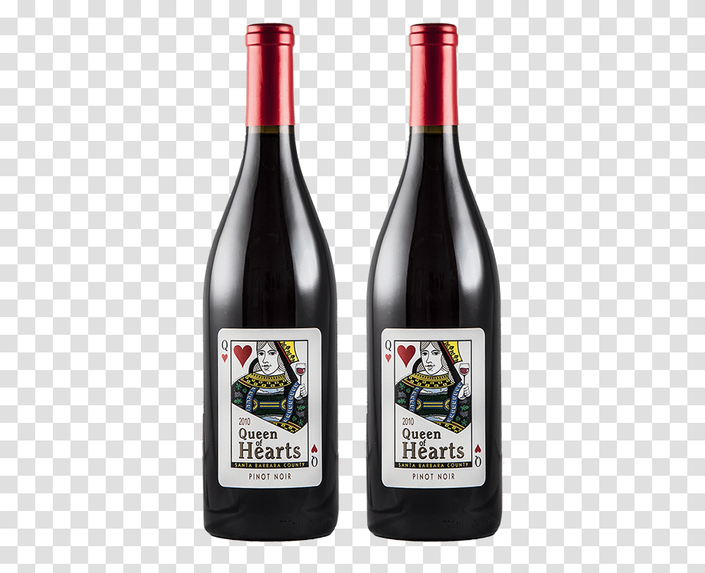 Queen Of Hearts Queen Of Hearts Pinot Noir, Red Wine, Alcohol, Beverage, Drink Transparent Png