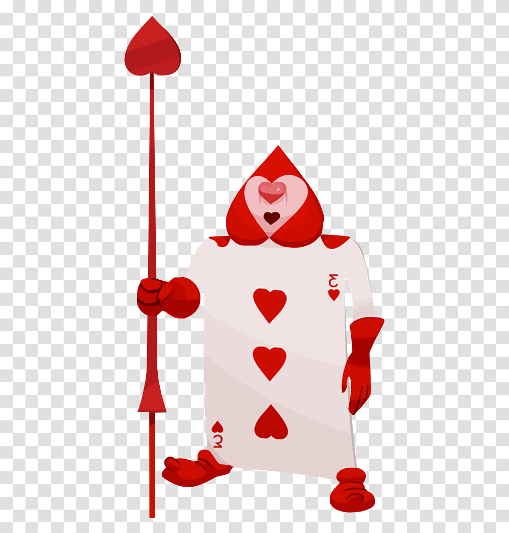 Queen Of Hearts Soldier Card Card From Alice In Wonderland, Long Sleeve, Clothing, Apparel Transparent Png