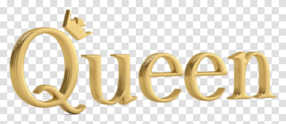 Queen Royalty Gold Crown Sticker By Amanda Fashion Brand, Key, Symbol, Text Transparent Png