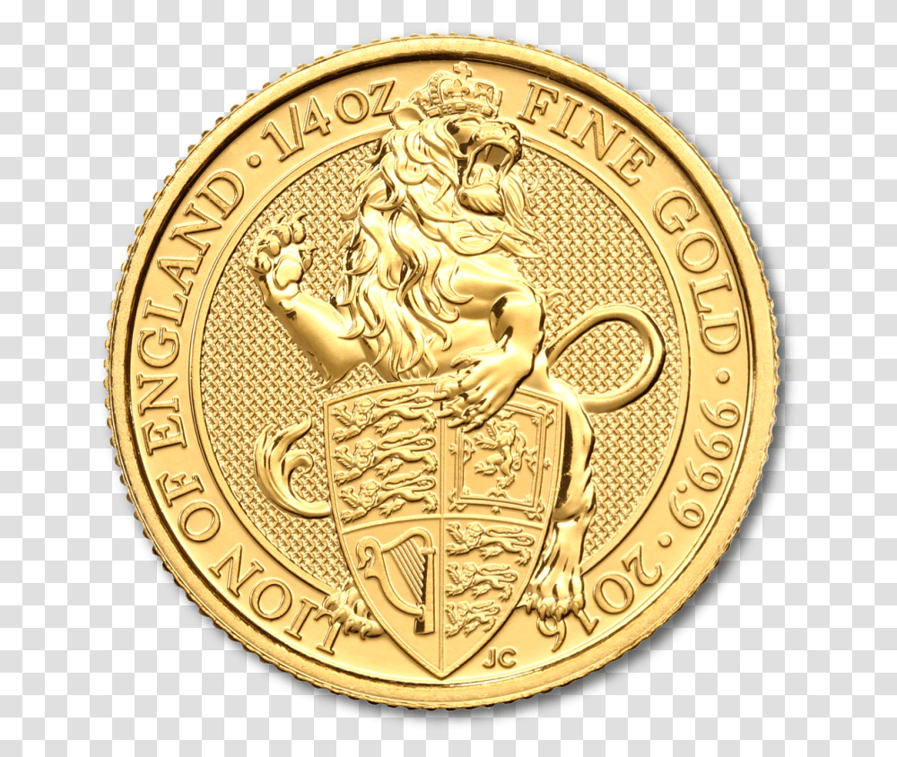 Queen's Beasts Lion 14oz Gold Coin 2016 Motif 2019 Falcon 2 Oz Queens Beasts, Clock Tower, Architecture, Building, Money Transparent Png