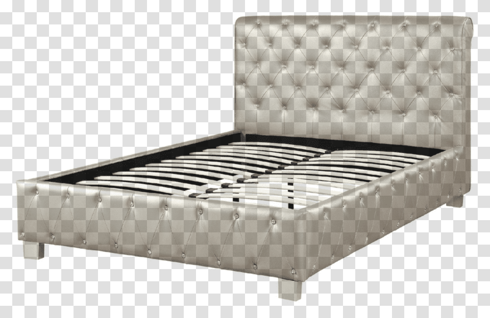 Queen Size Headboard Faux Leather Silver, Furniture, Jacuzzi, Tub, Hot Tub Transparent Png