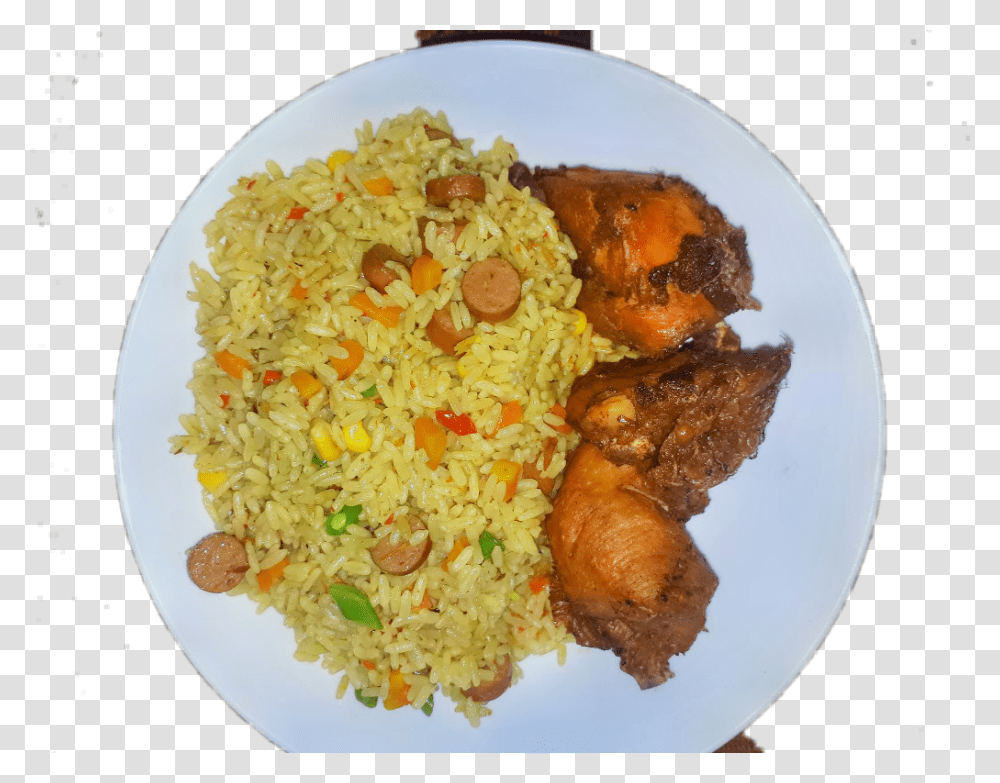 Queenieez Kitchen Special Fried Rice Spiced Rice, Plant, Dish, Meal, Food Transparent Png