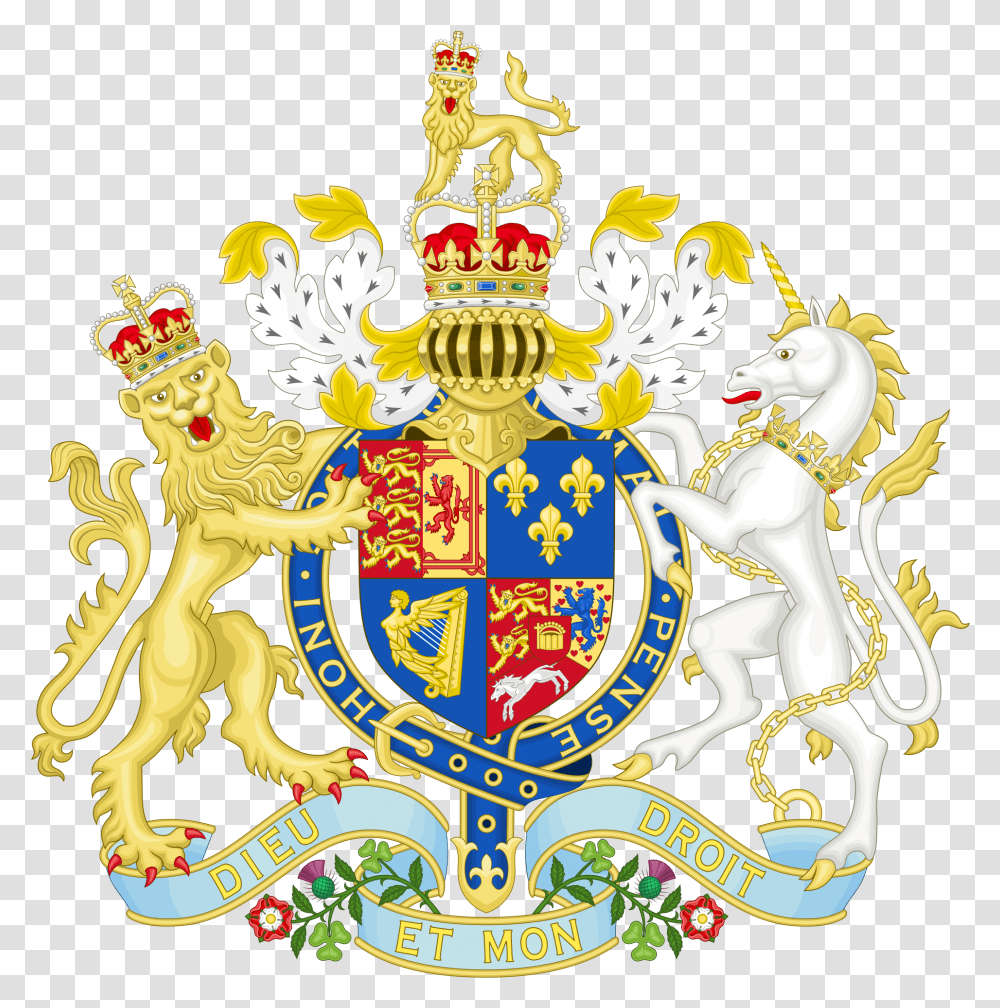 Queens Coat Of Arms, Emblem, Logo, Trademark Transparent Png