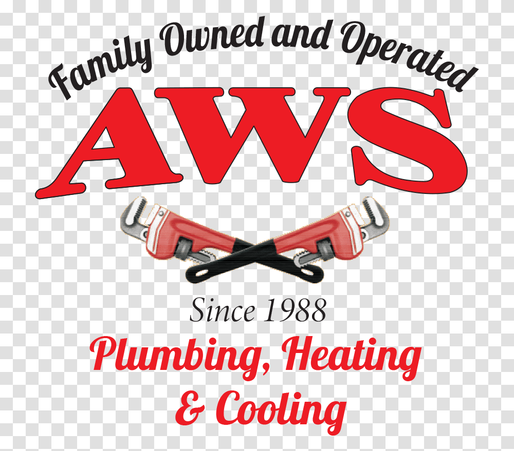 Queens Plumbing & Hvac Aws Heating Cooling Poster, Text, Alphabet, Advertisement, Flyer Transparent Png