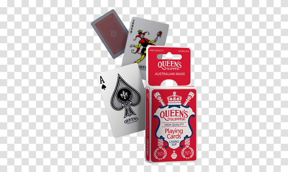 Queens Slipper Playing Cards Slipper Playing Cards, Label, Text, Game, Symbol Transparent Png