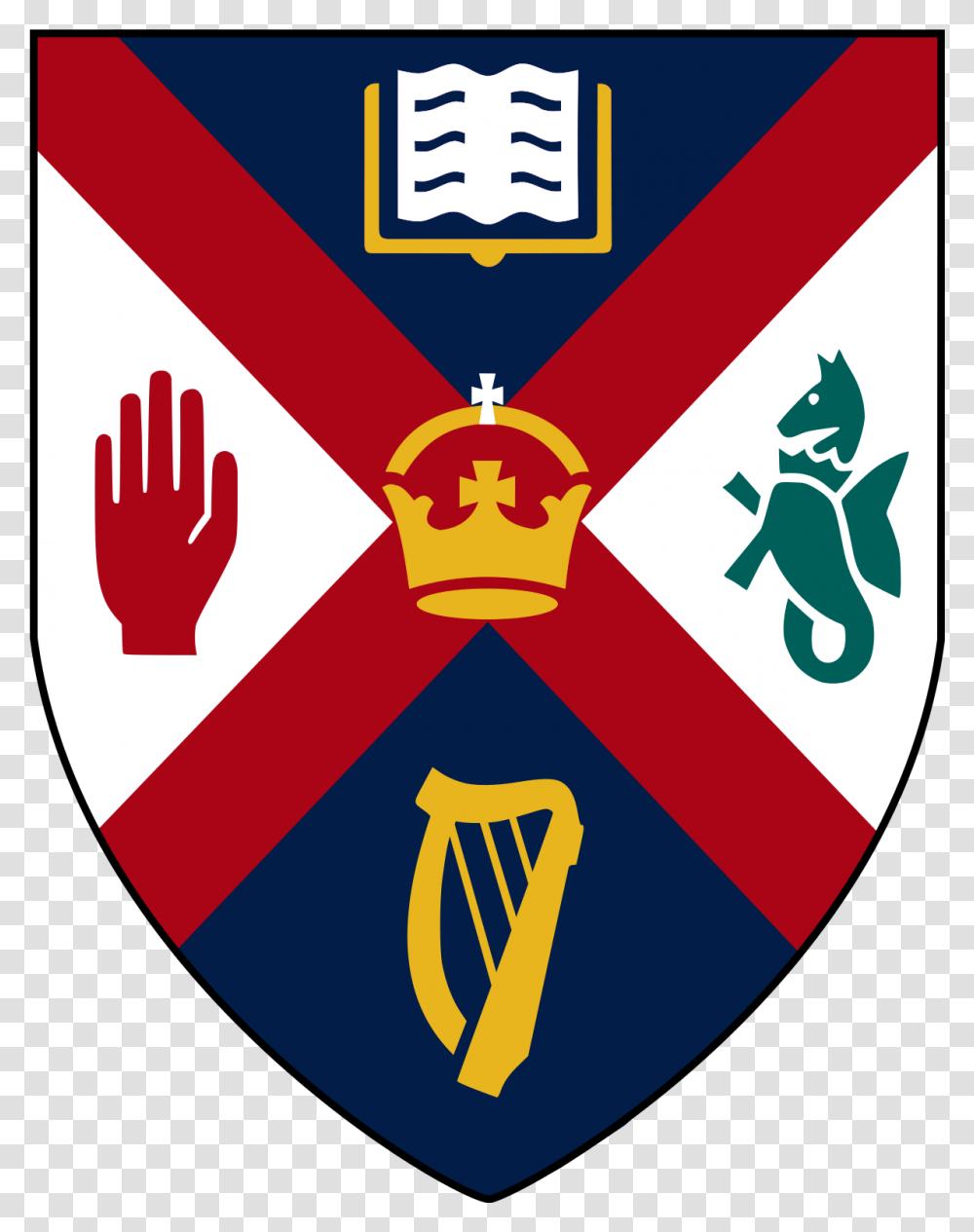 Queens University Belfast, Logo, Trademark, Badge Transparent Png