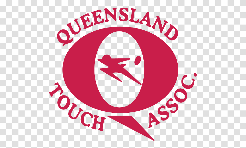 Queensland Touch Association Logo Touch Football, Poster, Advertisement, Symbol, Trademark Transparent Png