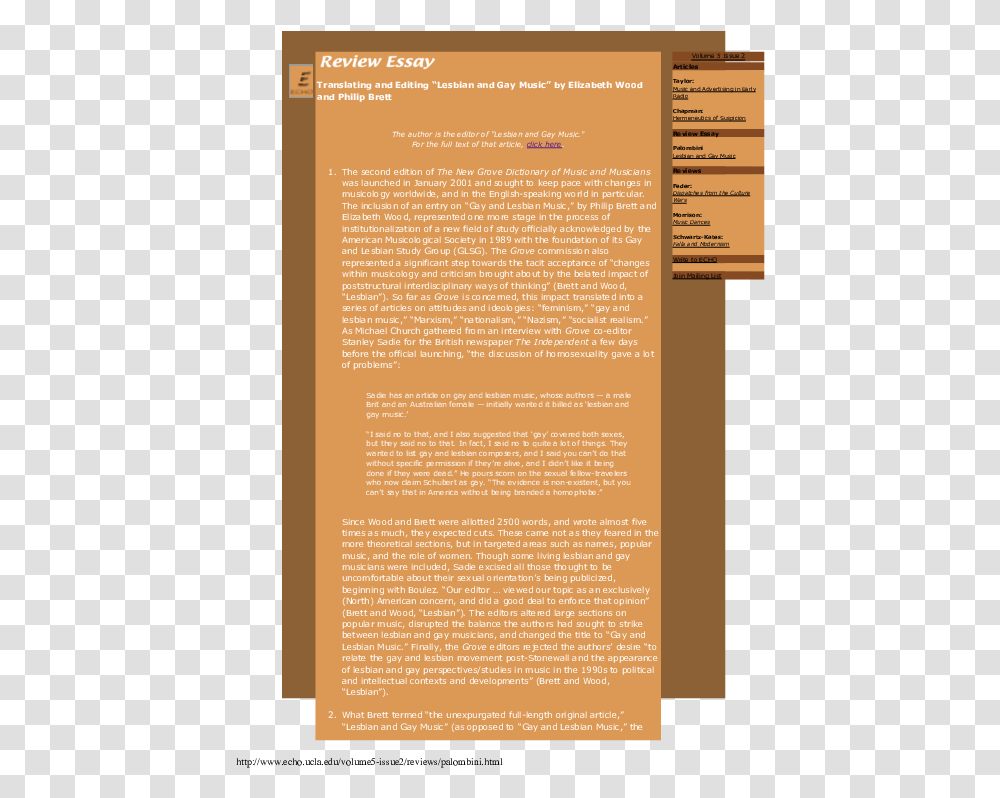 Queer Music Studies Research Papers Document, Flyer, Poster, Advertisement, Brochure Transparent Png