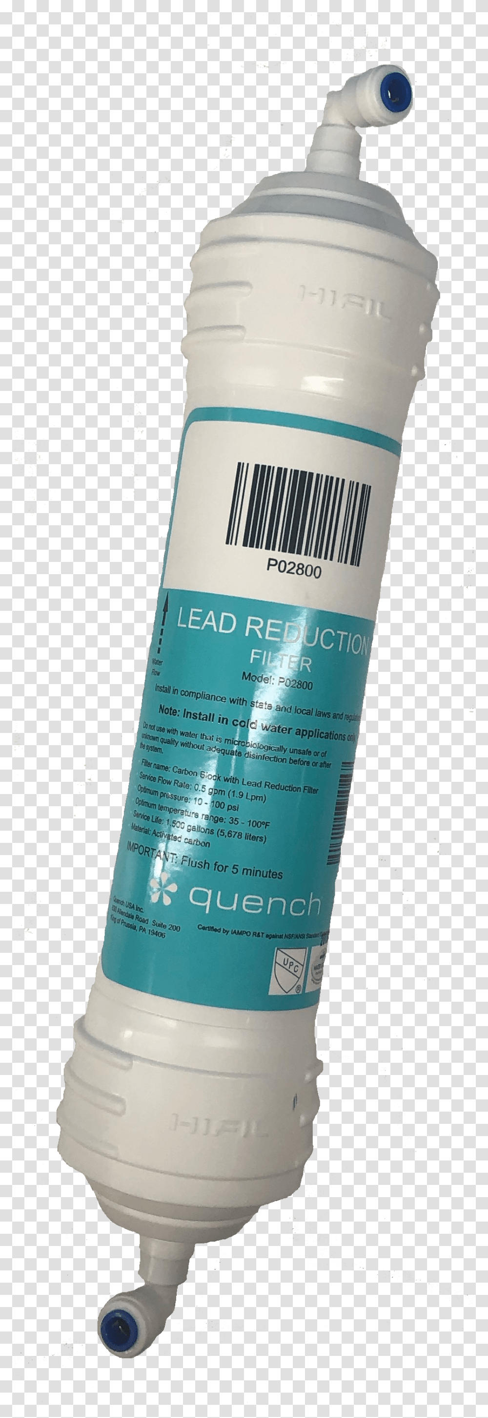 Quench Lead Reduction Filter Cosmetics, Bottle, Shampoo Transparent Png