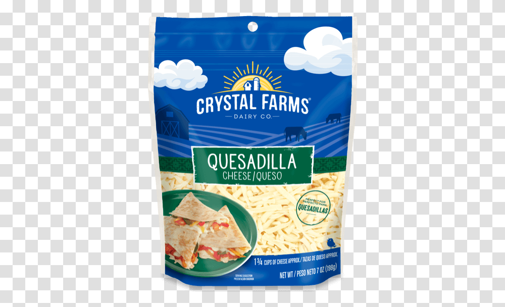 Quesadilla Cheese From Crystal Farms Oaxaca Cheese, Bread, Food, Cracker, Pizza Transparent Png