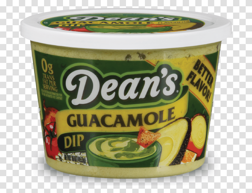 Quesadillas Dean's Guacamole Dip, Tin, Can, Food, Canned Goods Transparent Png