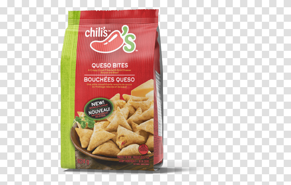 Queso Bites Chili's Queso Bites, Food, Book, Bread, Cracker Transparent Png