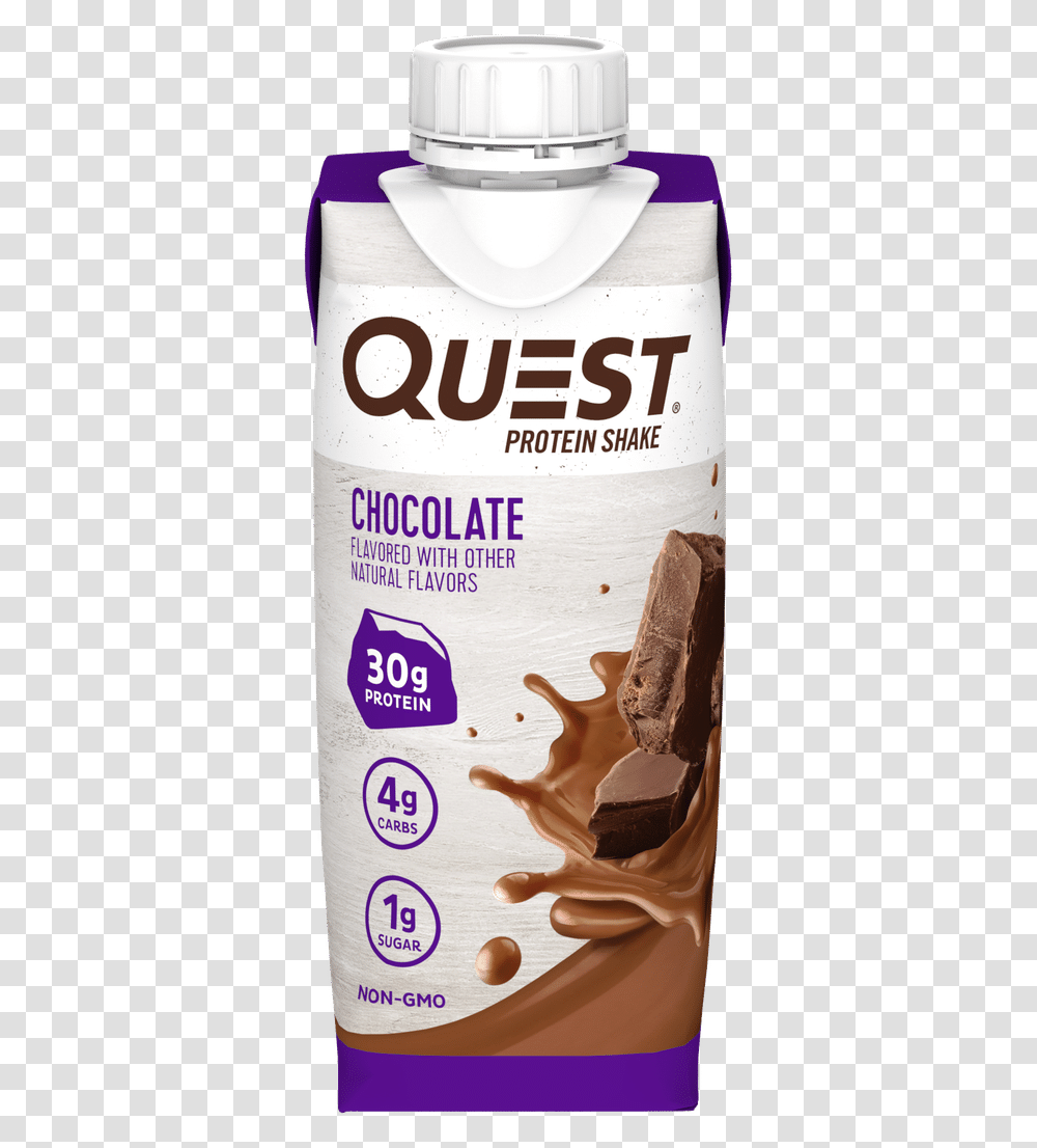Quest Protein Shake Chocolate, Food, Beverage, Tin, Can Transparent Png