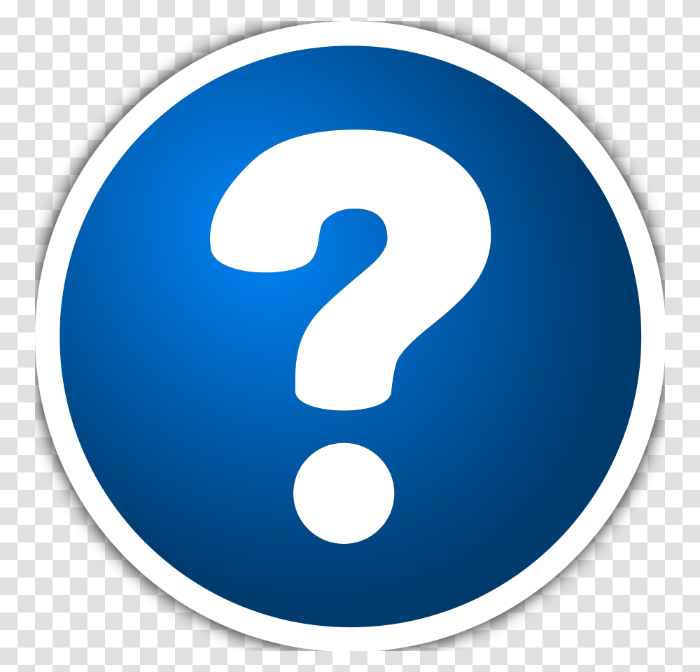 Question And Answer Clipart, Number, Moon Transparent Png