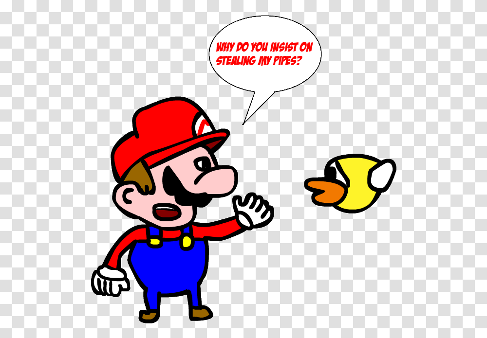 Question For The Flappy Bird Ainsley's Angels, Super Mario Transparent Png