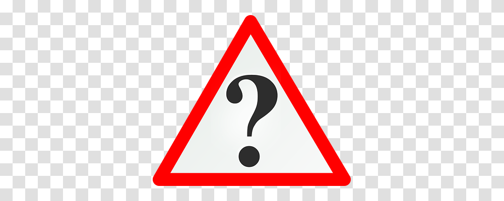 Question Mark Symbol, Road Sign, Triangle Transparent Png