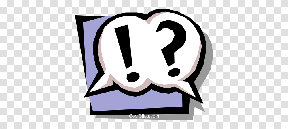 Question Mark And Exclamation Mark Royalty Free Vector Clip Art, Stencil, Wasp Transparent Png