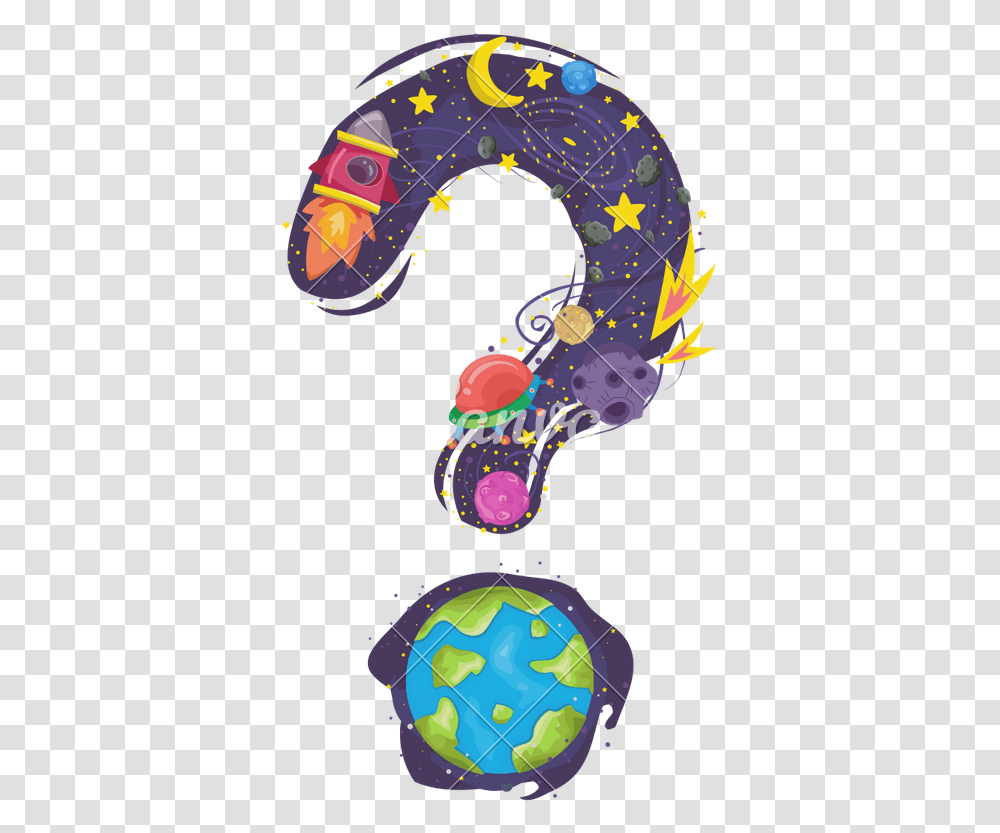 Question Mark Background Earth With Question Mark, Graphics, Floral Design, Pattern, Fractal Transparent Png