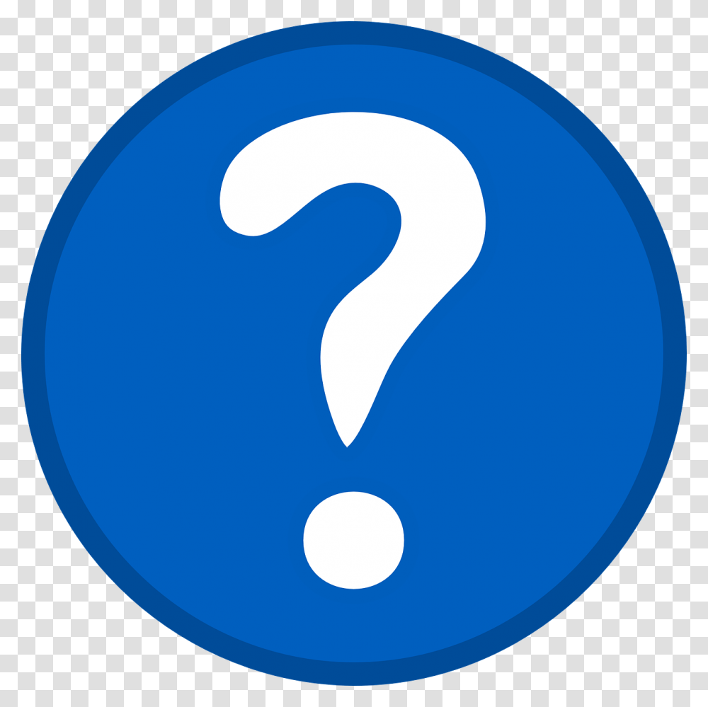 Question Mark Blue Circle, Number, Moon Transparent Png