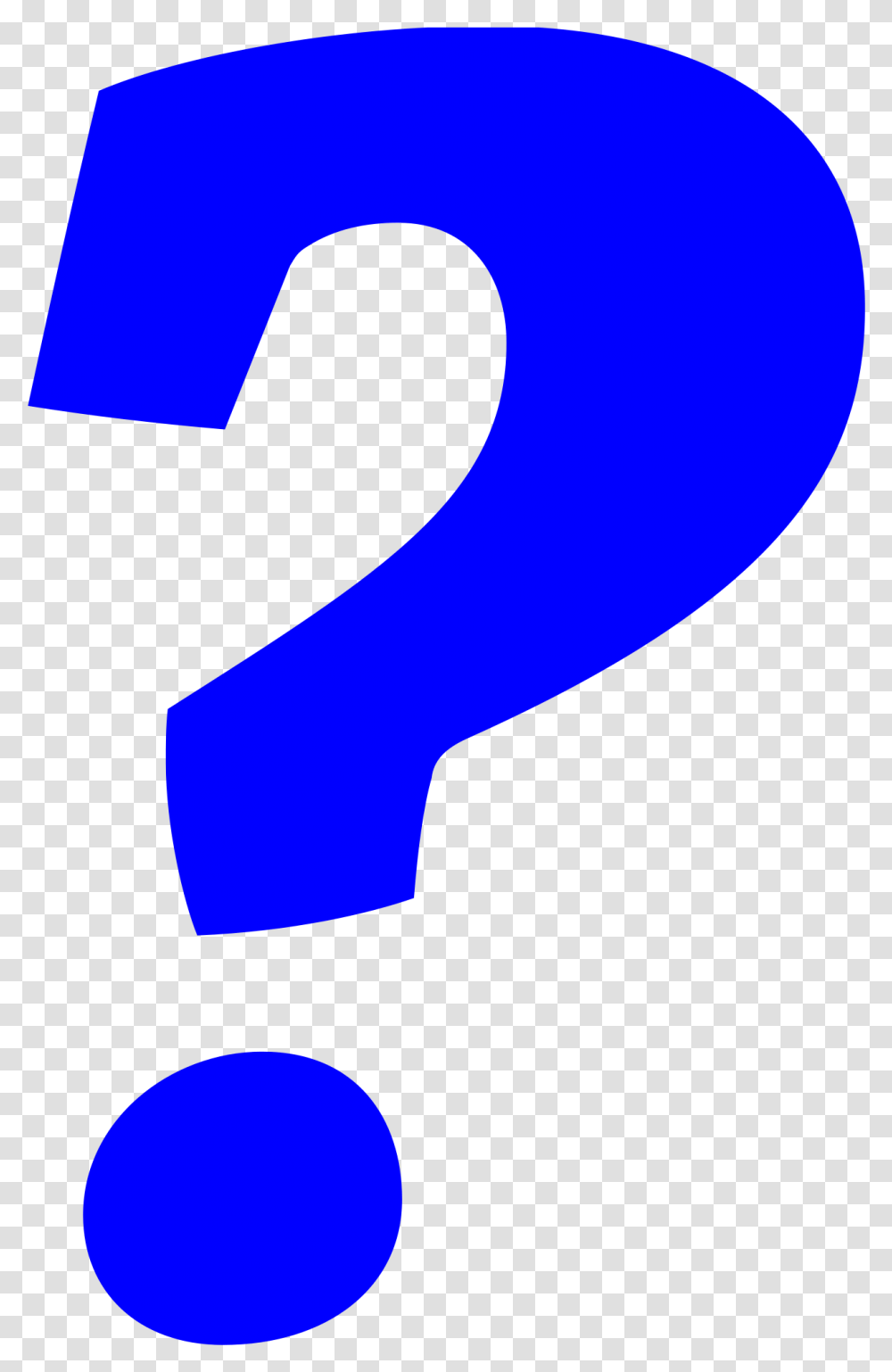 Question Mark Emoji Blue, Number, Alphabet Transparent Png