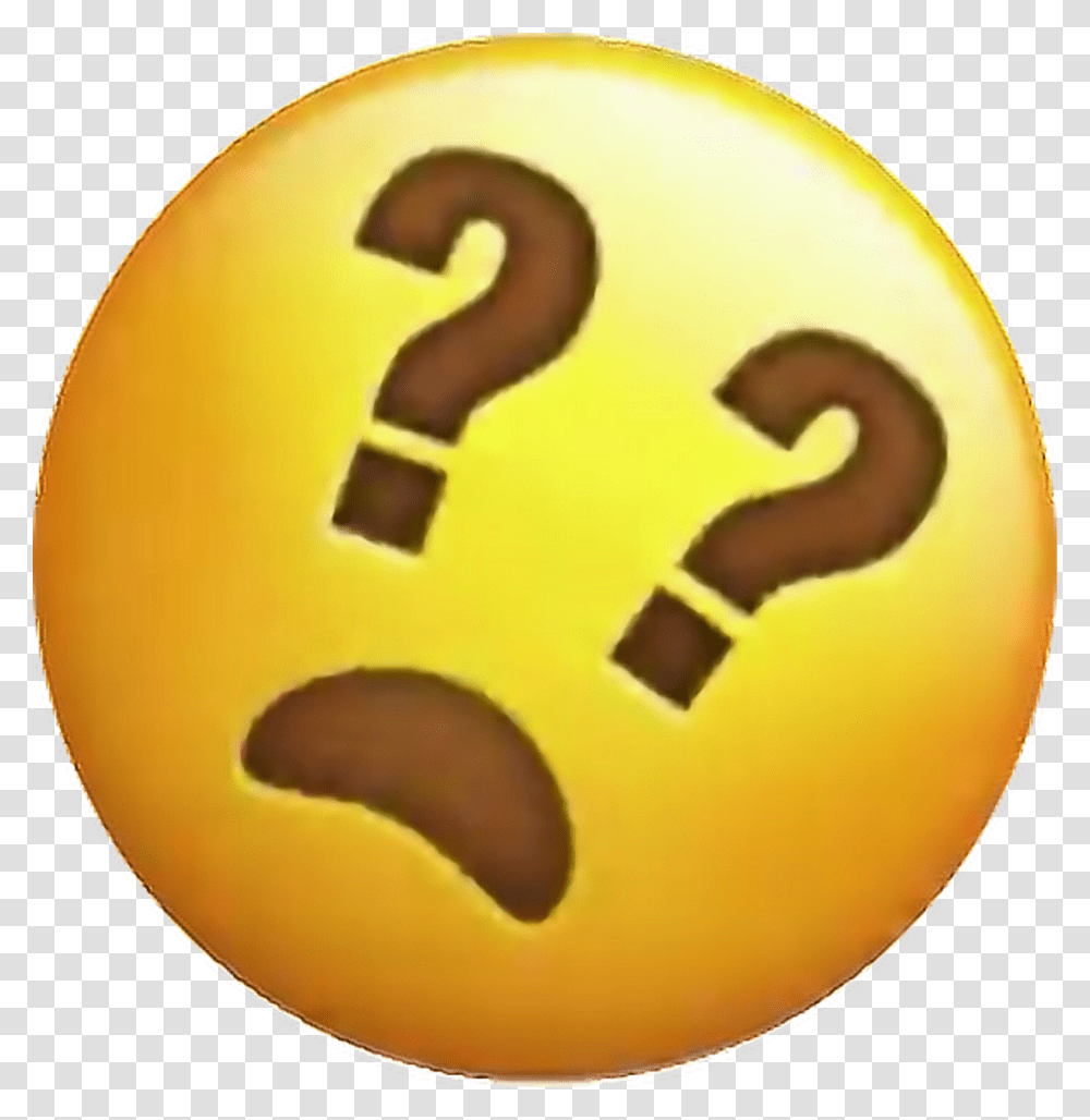 Question Mark Emoji Question Mark With Eyes, Number, Alphabet Transparent Png