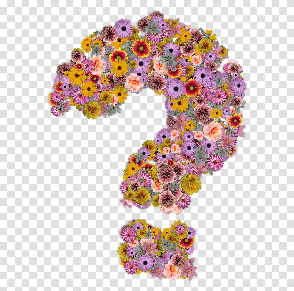 Question Mark Flowers Design Free Image On Pixabay Flower Question Mark, Pattern, Floral Design, Graphics, Art Transparent Png