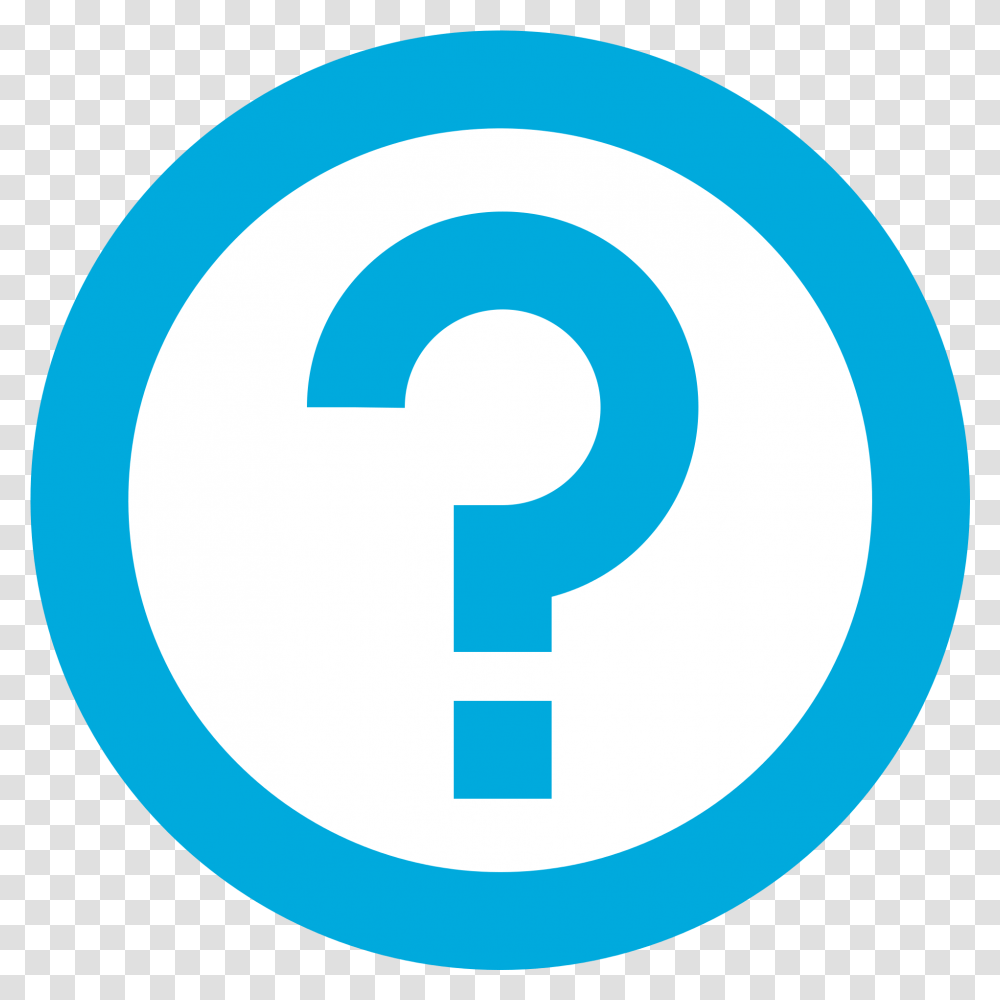 Question Mark Icon Blue, Number, Logo Transparent Png