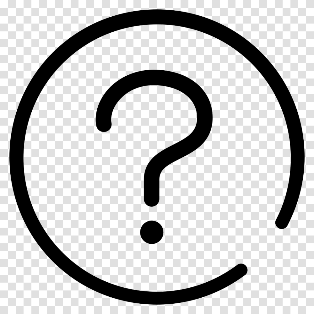 Question Mark Icon Free Download, Number, Logo Transparent Png