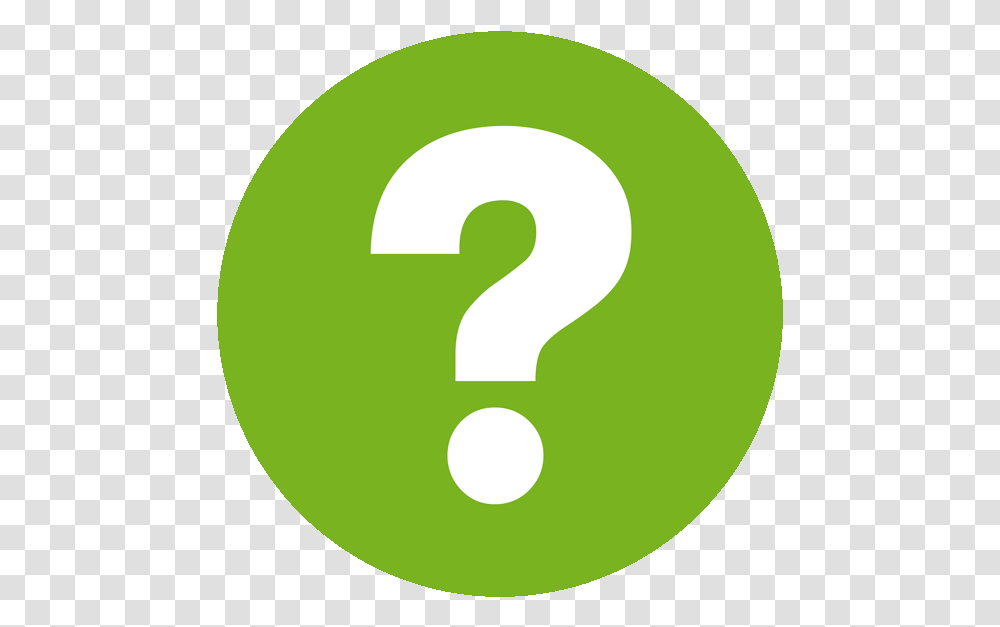 Question Mark Icon Green, Number, Tennis Ball Transparent Png