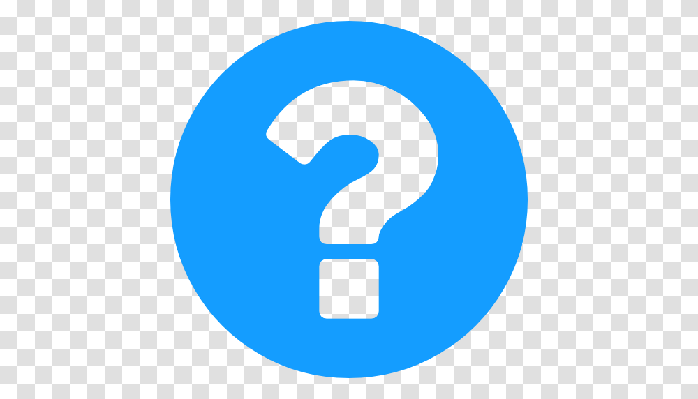 Question Mark On A Circular Black Background, Number Transparent Png