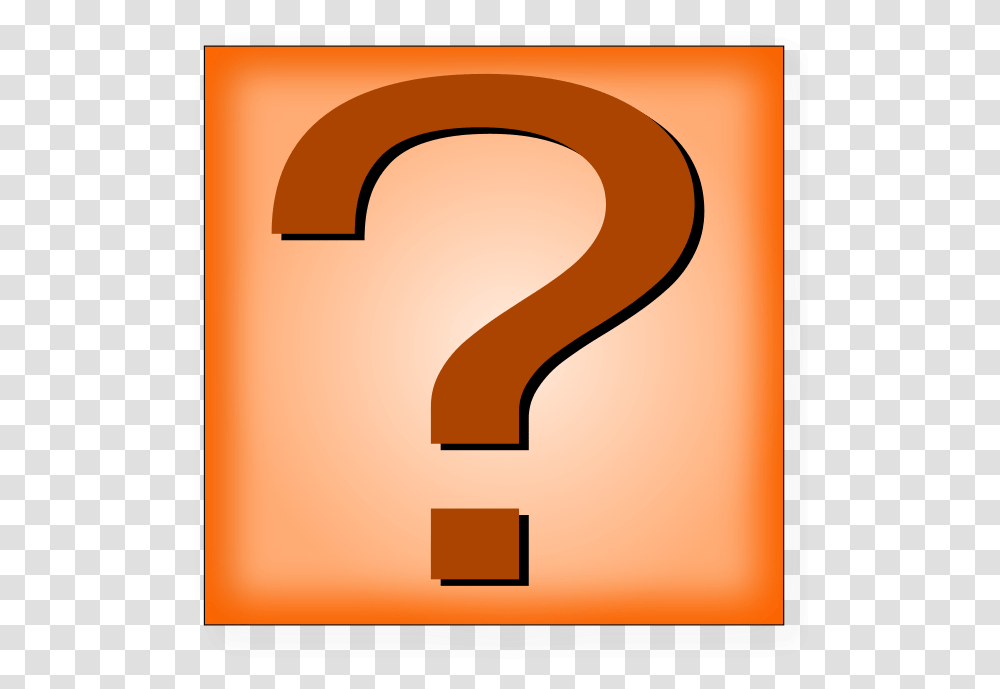 Question Mark Orange Button Question Mark Box Clipart, Number, Alphabet Transparent Png