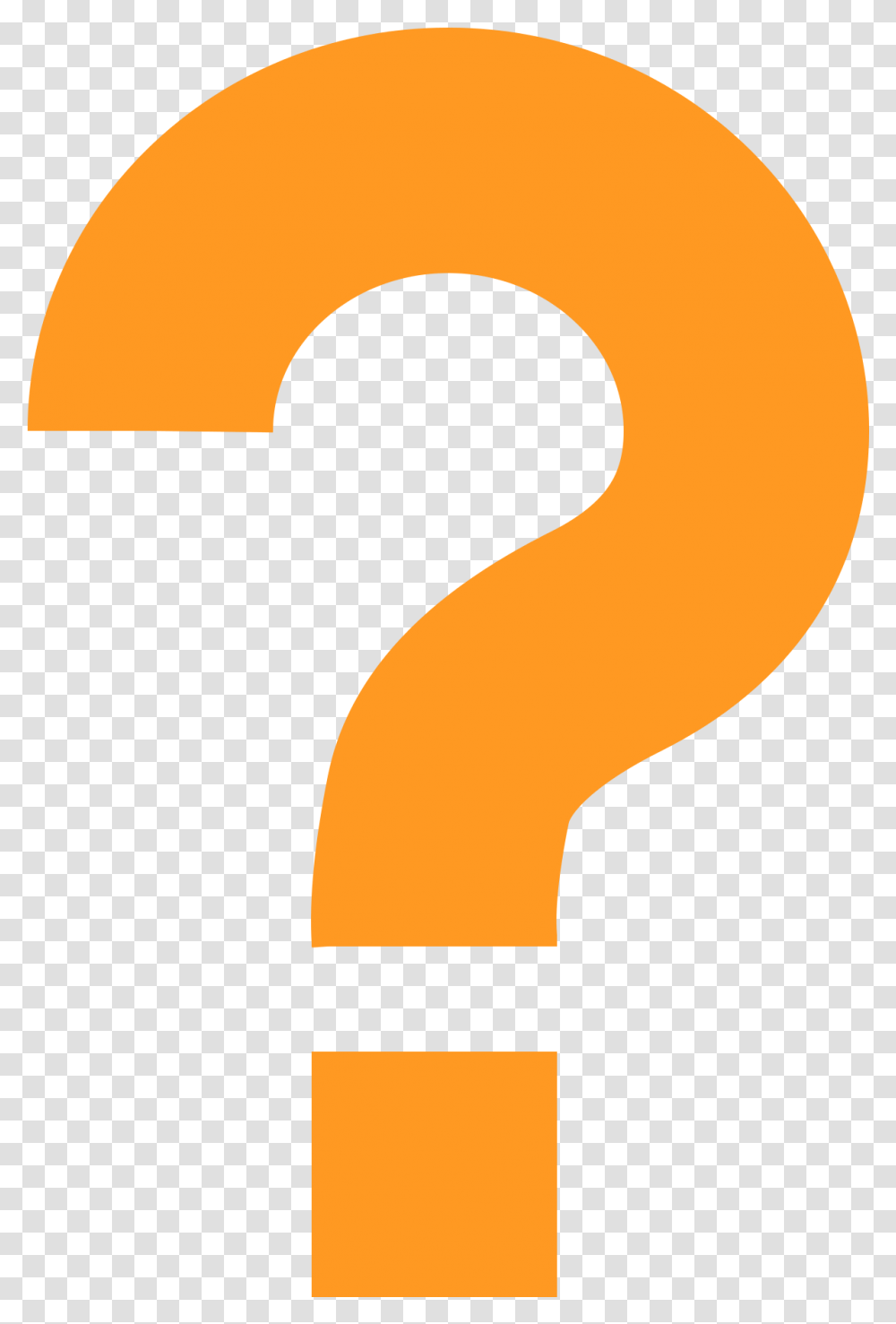 Question Mark Orange Question Mark Icon, Number, Symbol, Text, Alphabet Transparent Png