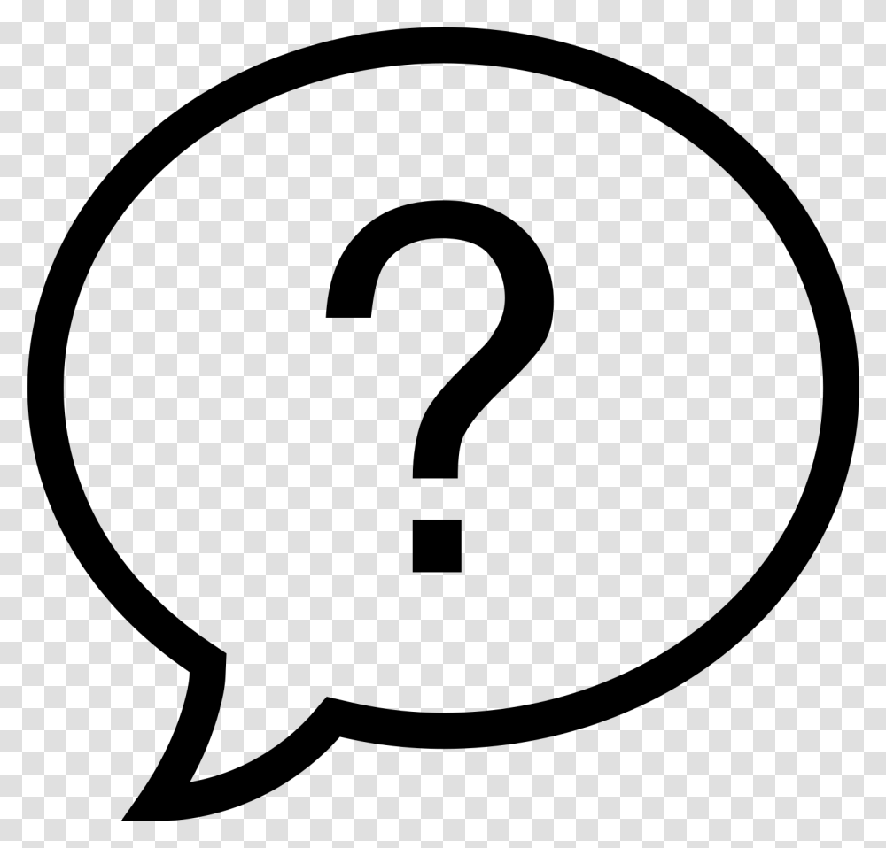 Question Mark Speech Bubble With Question Mark, Gray, World Of Warcraft Transparent Png