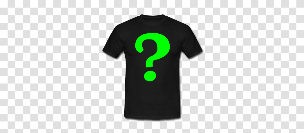 Question Mark Symbol Mens T Shirt, Apparel, Number Transparent Png