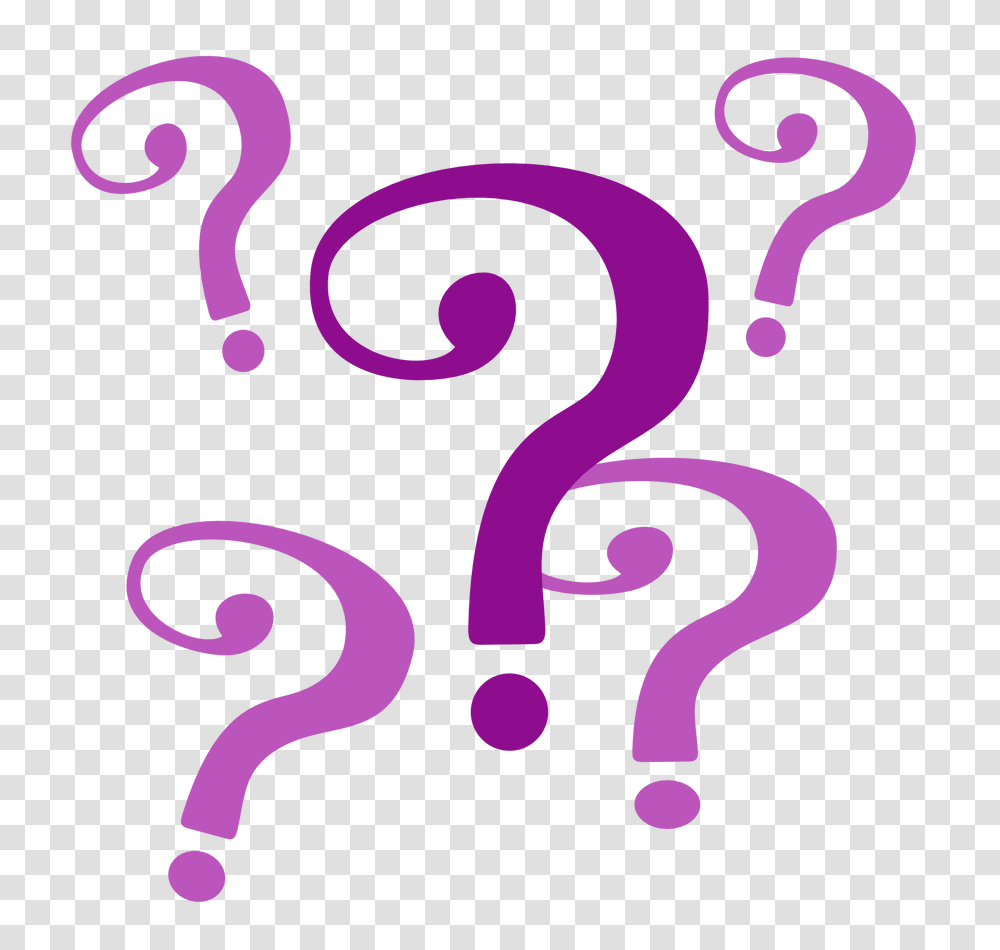 Question Marks Cutie Mark, Number, Purple Transparent Png