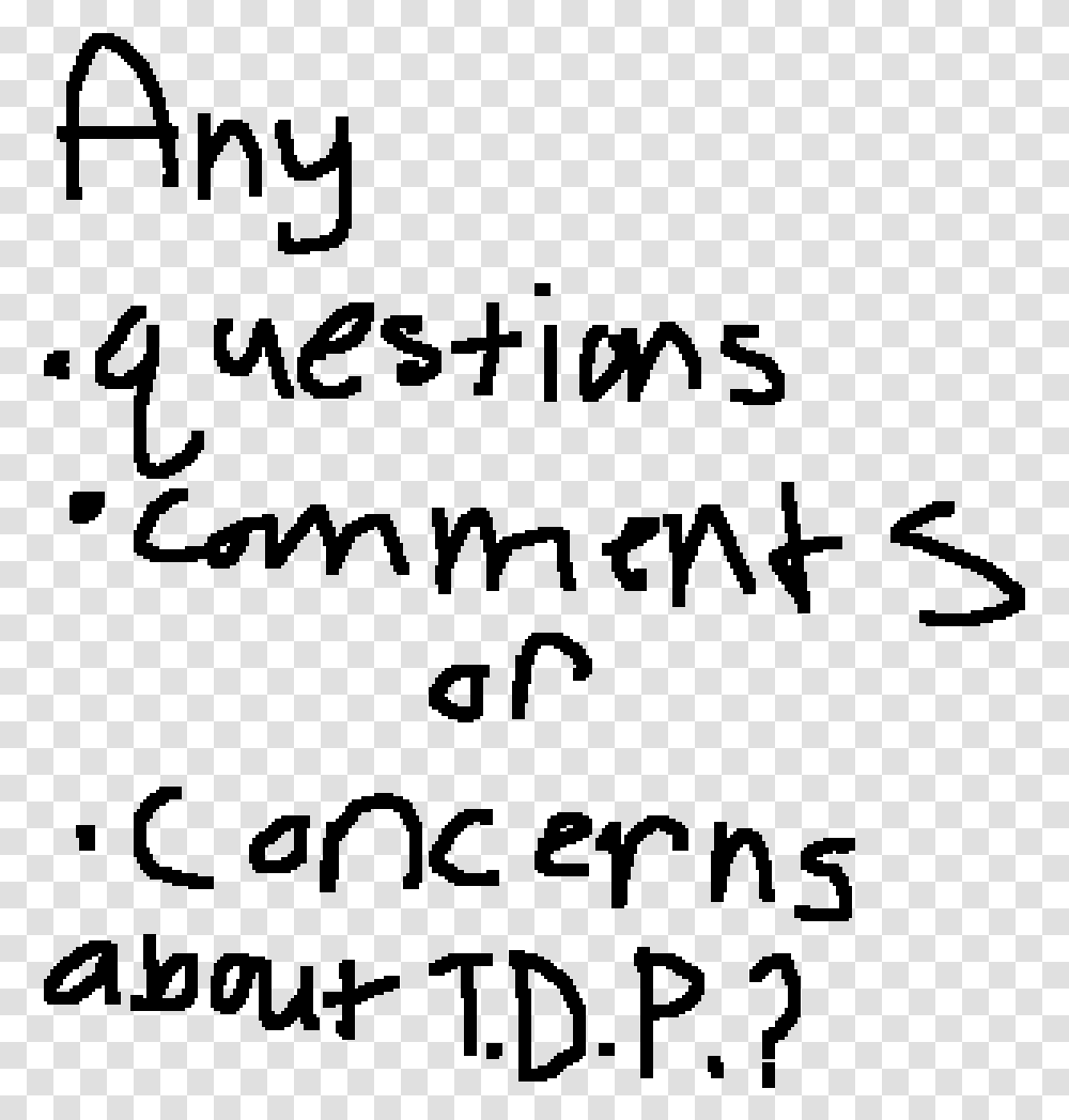 Questions Comments Concerns Clipart Handwriting, Gray, World Of Warcraft Transparent Png