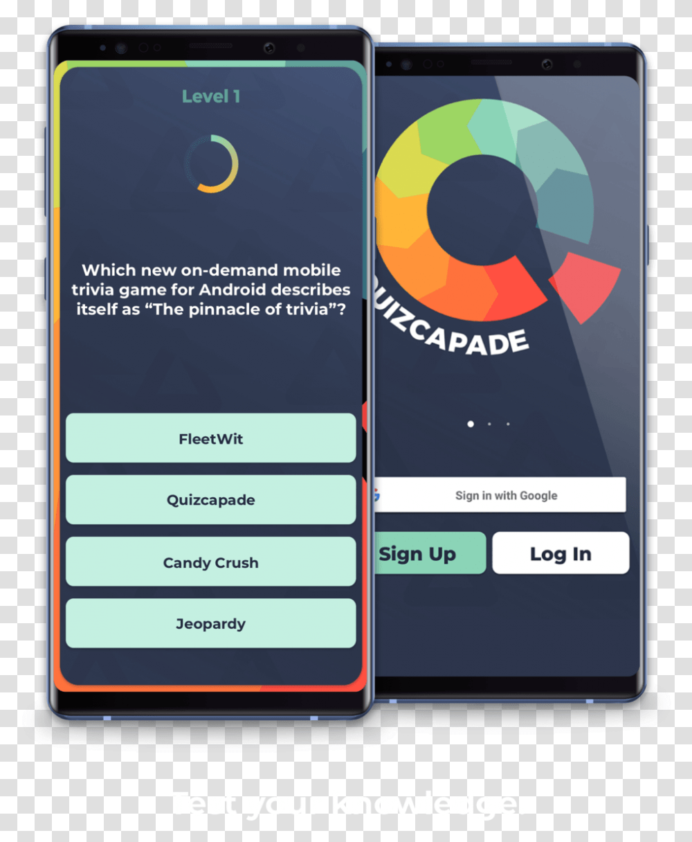 Questionscreen Quizcapade, Mobile Phone, Electronics, Cell Phone Transparent Png