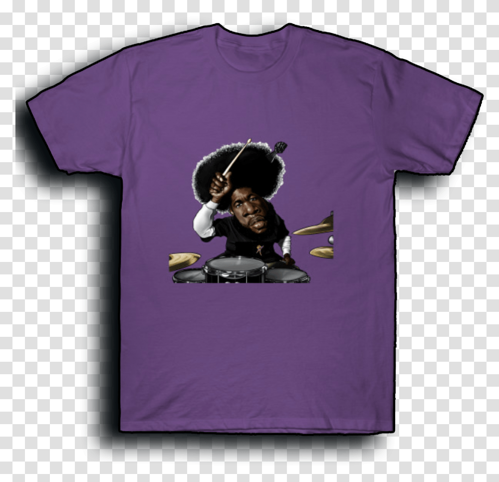 Questlove Buy Now Cartoon, Apparel, T-Shirt, Person Transparent Png