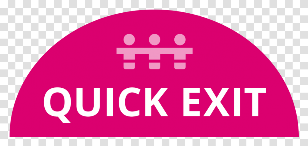 Quick Exit Button Exit, Word, Logo Transparent Png