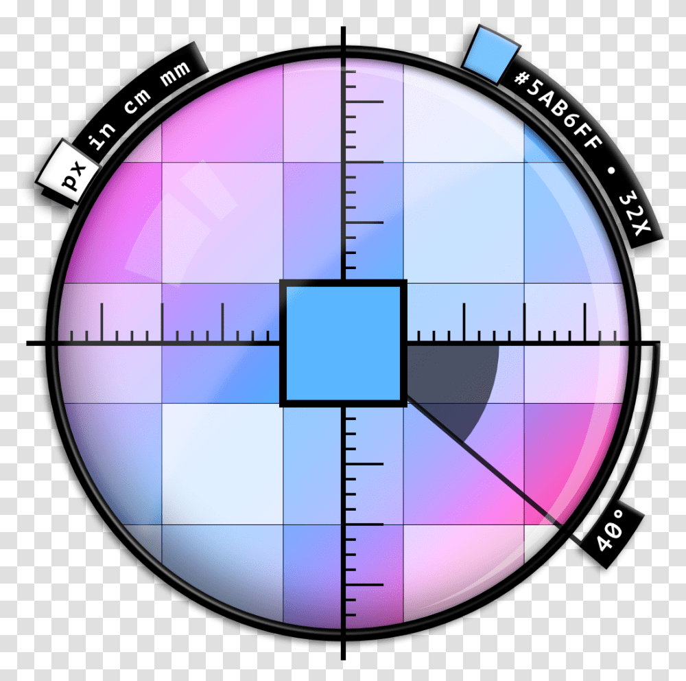 Quicklens 2 Dot, Diagram, Plot, Sphere, Measurements Transparent Png
