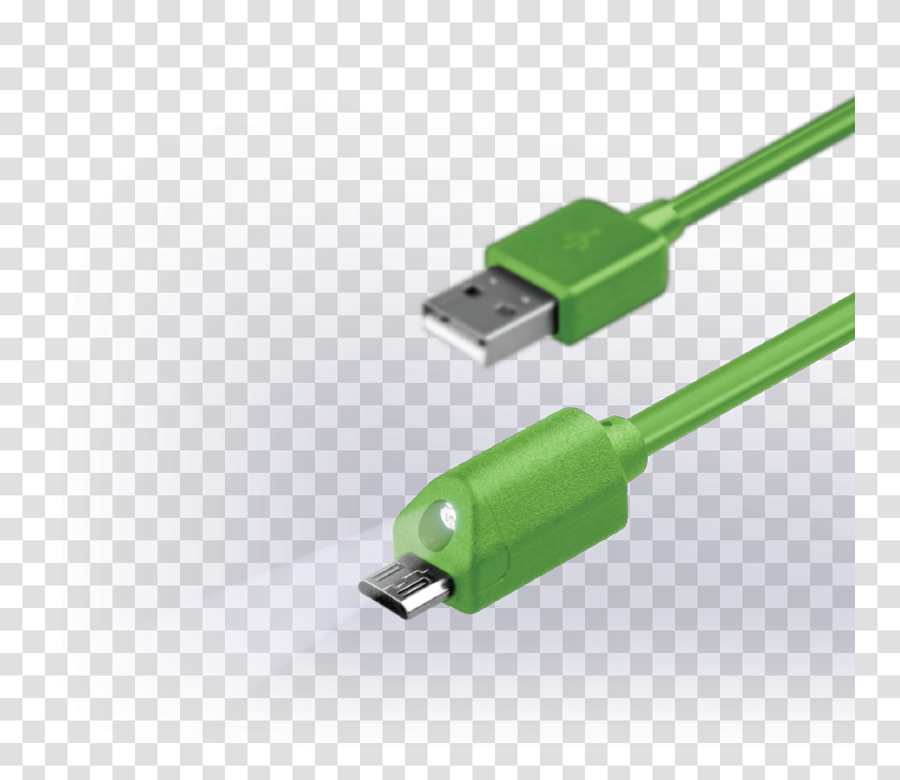 Quickly And Easily Plug Into Your Charging Port Naztech Micro Lighted Micro Usb Cable, Adapter, Electronics, Computer Transparent Png