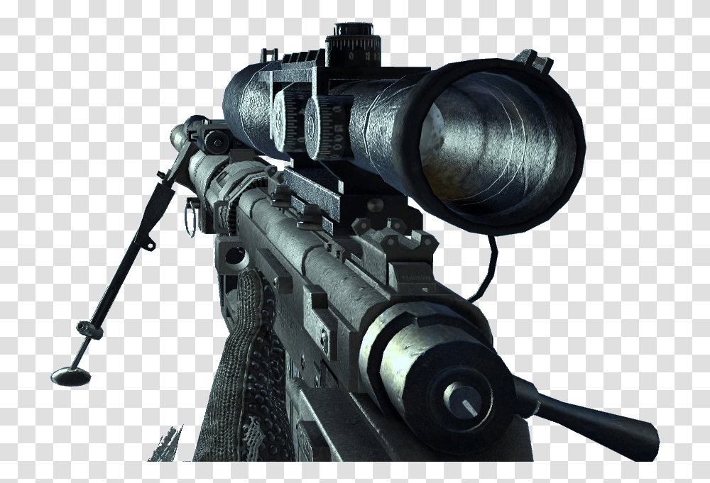 Quickscope Intervention Mw2 Intervention, Gun, Weapon, Weaponry, Military Transparent Png